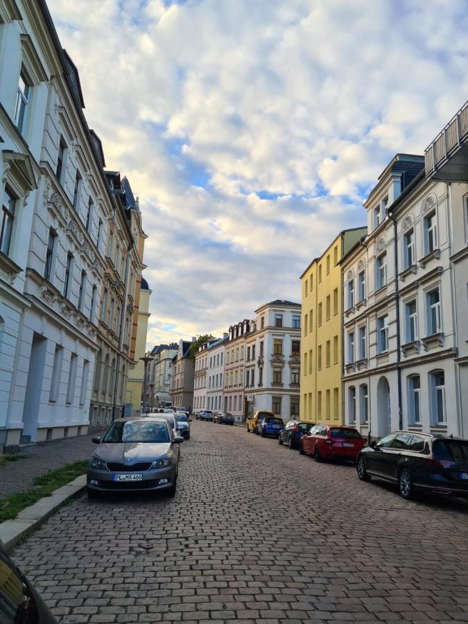 Gemuetliche, Charmante Ferienwohnung Naehe Zentrum Plauen Dış mekan fotoğraf